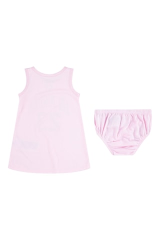 Robe et bloomer - Noir et rose