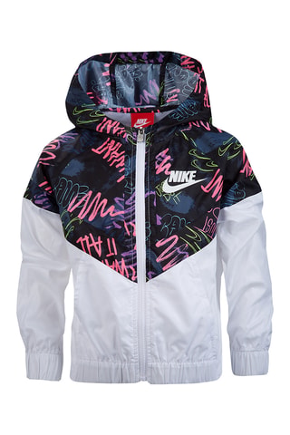 Coupe-vent à capuche Nike Aop - Nike - Blanc