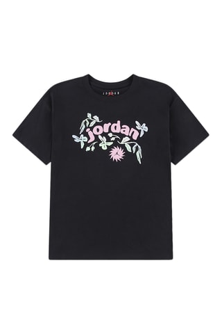 T-shirt Puff Floral - Jordan - Noir