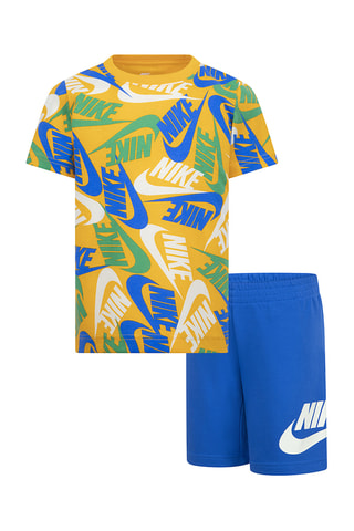 T-shirt et short Toss Aop - Nike - Bleu