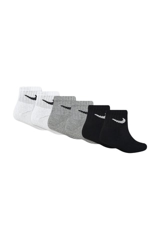 6 paires de chaussettes Perf Basic Quarter - Nike - Noir