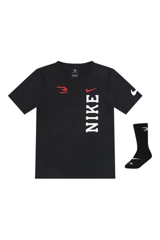 T-shirt et chaussettes - Noir