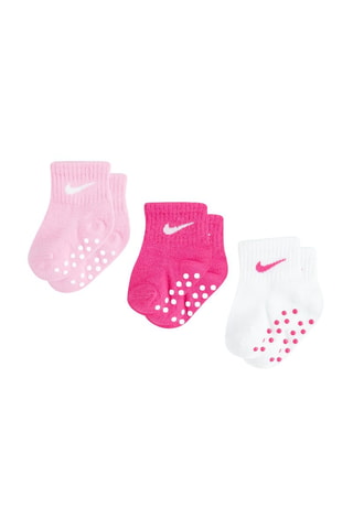 3 paires de chaussettes antidérapantes - Rose