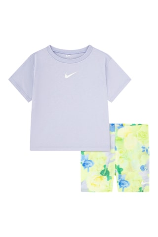 T-shirt et cycliste Move With Nature - Nike - Gris