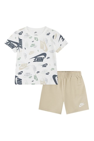T-shirt et short - Beige