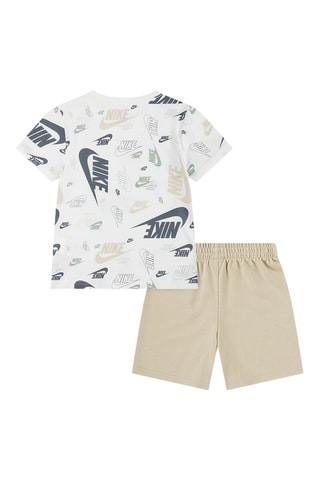 T-shirt et short - Beige