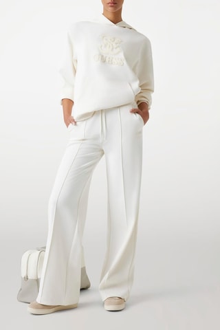Pantalon wide legs taille haute - Blanc