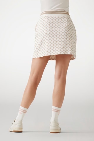 Jupe droite taille haute - Blanc