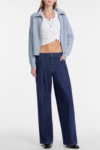 Jean wide legs - Bleu marine