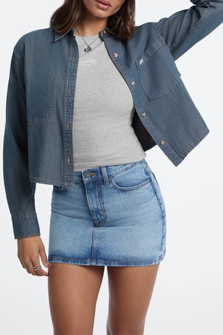 Surchemise en jean - Bleu
