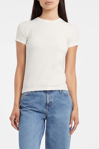 T-shirt slim - Blanc