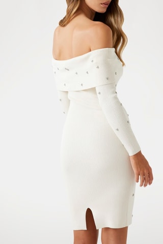Robe midi - Blanc