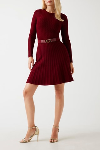Robe trapèze - Rouge