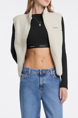 Gilet sans manches - Ecru