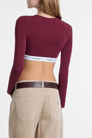 Crop top - Bordeaux
