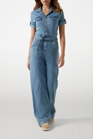 Combinaison en jean - Bleu