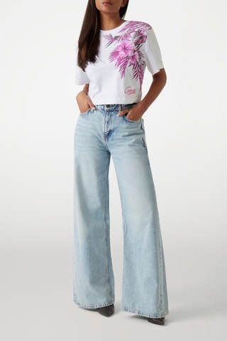 T-shirt - Blanc et rose