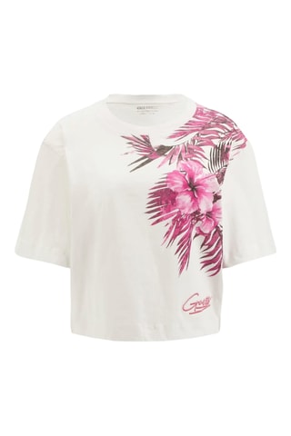 T-shirt - Blanc et rose