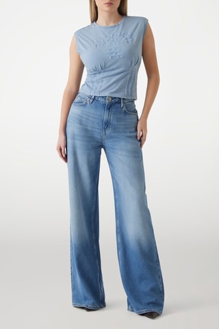 Top - Bleu clair