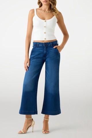 Jean wide legs - Bleu