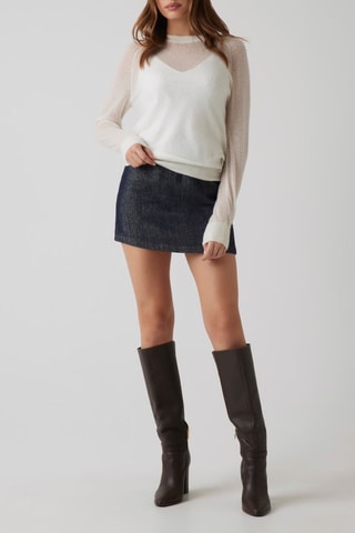 Top en laine - Ecru