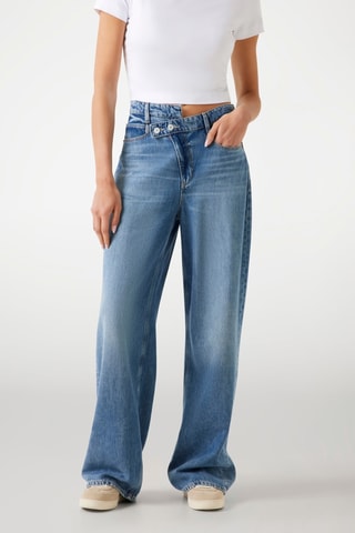 Jean wide legs - Bleu