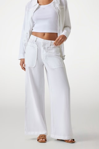 Pantalon en lin - Blanc