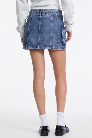 Minijupe en jean - Bleu