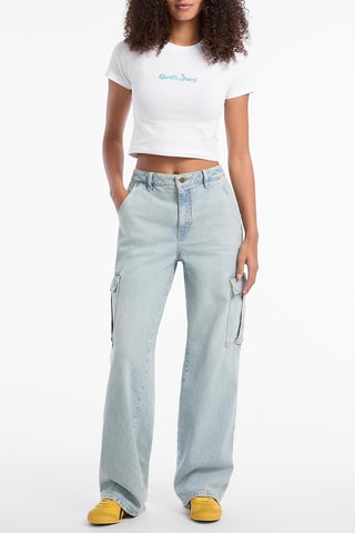 T-shirt cropped - Blanc