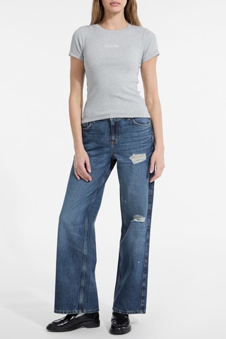 T-shirt - Gris clair chiné