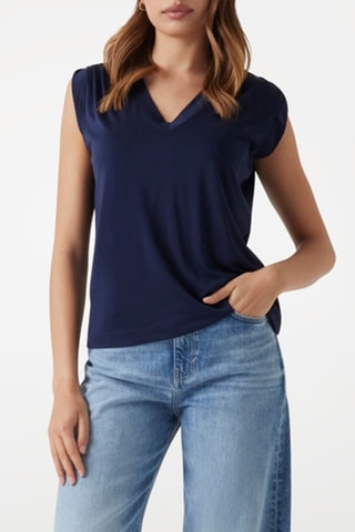 Top - Bleu marine