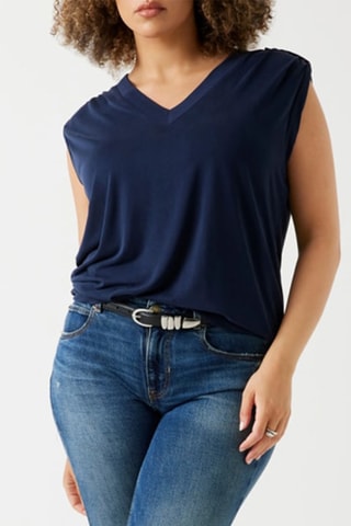 Top - Bleu marine