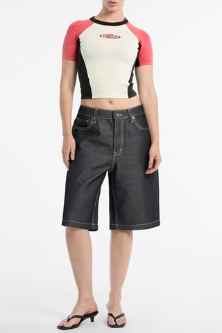 T-shirt cropped - Blanc