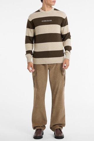 Pull - Marron et beige