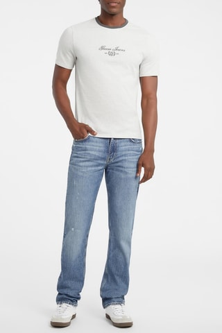 T-shirt slim - Gris clair chiné