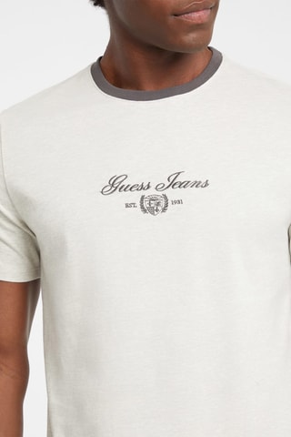 T-shirt slim - Gris clair chiné