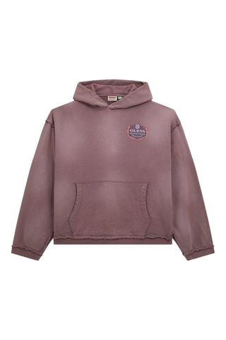 Sweat tie and dye à capuche - Vieux rose