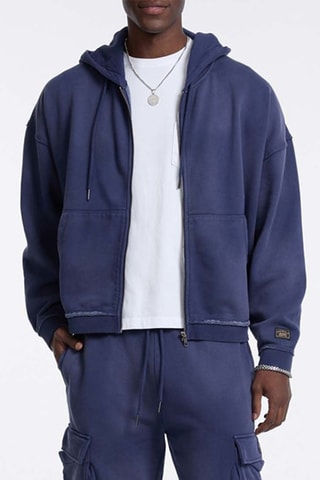 Sweat à capuche - Bleu marine