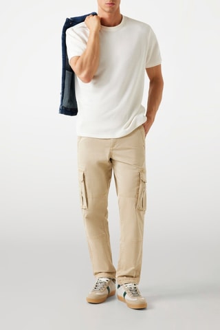 Pantalon cargo - Beige