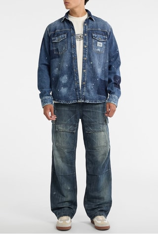 Surchemise en jean - Bleu