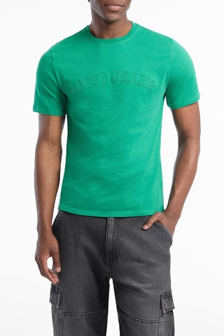 T-shirt slim - Vert