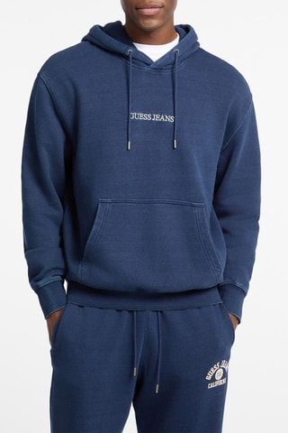 Sweat à capuche - Indigo