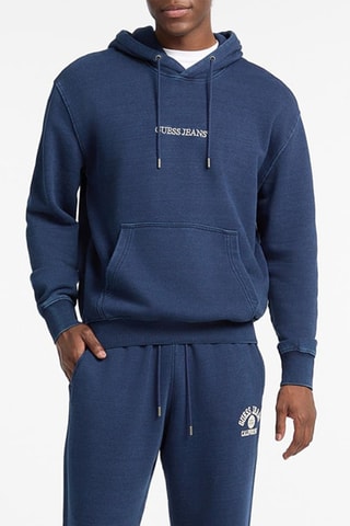 Sweat à capuche - Indigo