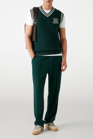 Pull sans manches - Vert foncé
