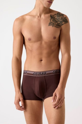 3 boxers - Noir et marron