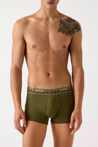 3 boxers - Noir et marron