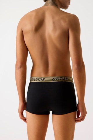 3 boxers - Noir et marron