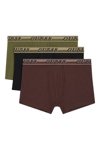 3 boxers - Noir et marron