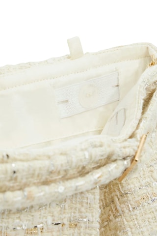 Jupe-short en tweed - Ecru