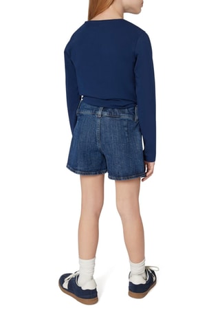 Jupe-short en jean - Bleu